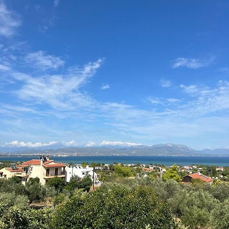 Xenia'S Seaview House Villa Paralia Avlidhos Bagian luar foto