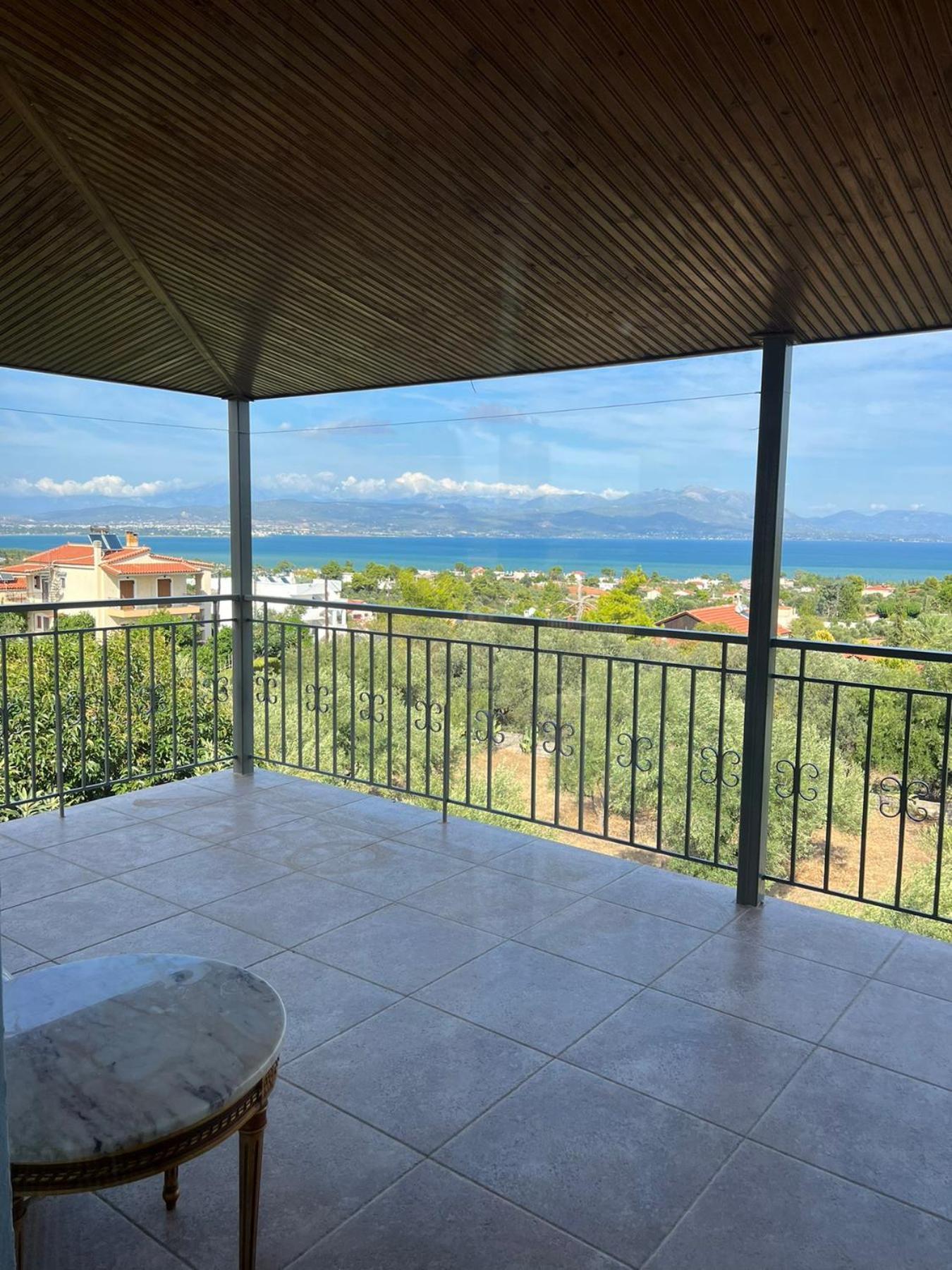 Xenia'S Seaview House Villa Paralia Avlidhos Bagian luar foto