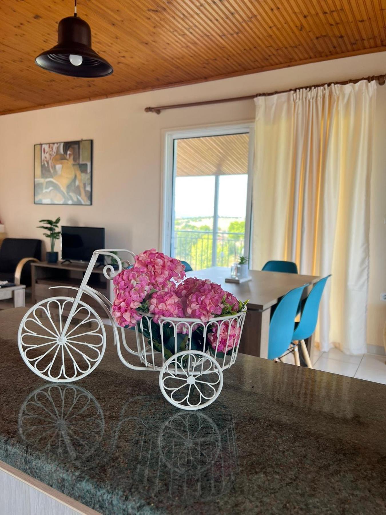 Xenia'S Seaview House Villa Paralia Avlidhos Bagian luar foto