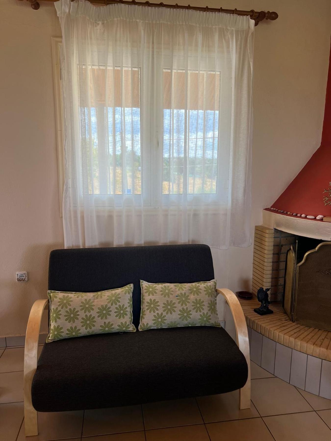 Xenia'S Seaview House Villa Paralia Avlidhos Bagian luar foto